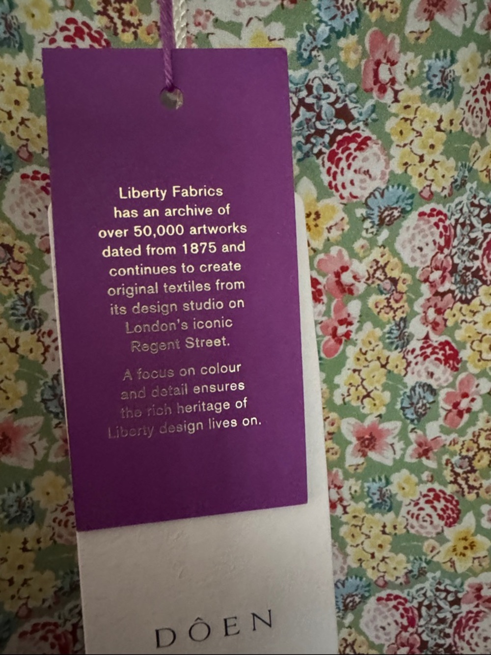 Doen Floral Chrysanthemum Dee Sundress in Pastel Mix - Picture 8 of 10